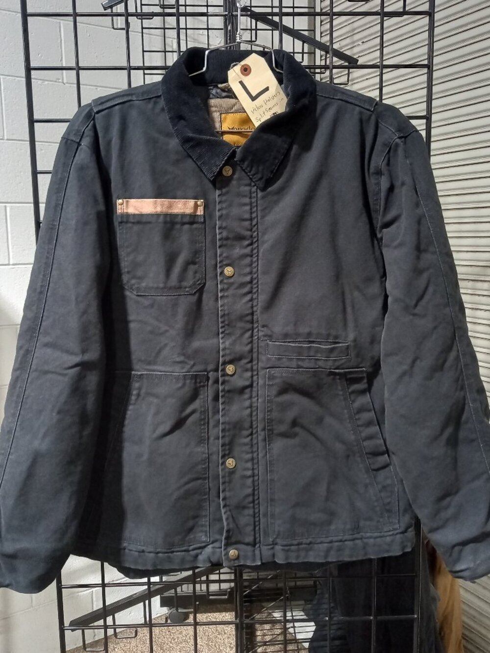 Men's Canvas Concealed Carry Jacket - Black | Large